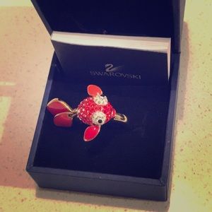 Swarovski “Fish” Ring size 58
